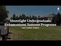 Shorelight Undergraduate Enhancement Summer Programs 2026