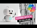 Scripting 3D Cellular Automata using AI