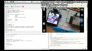 Raspberry Server send image to Client via WiFi TCP socket