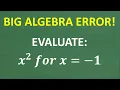 Negative Numbers and Exponents Explained Avoid This Common Algebra Mistake