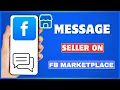 How To Message On Facebook Marketplace Send Message To Marketplace Seller