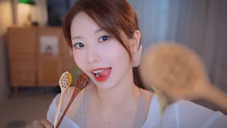 ASMR 최강팅글! 허니스푼 asmr🍯💋 | Honey spoon sounds