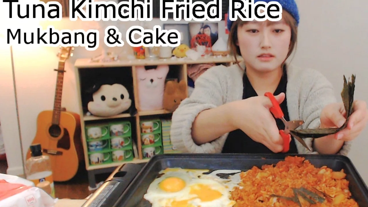 Tuna Kimchi Fried Rice [] Cooking/Mukbang   KEEMI