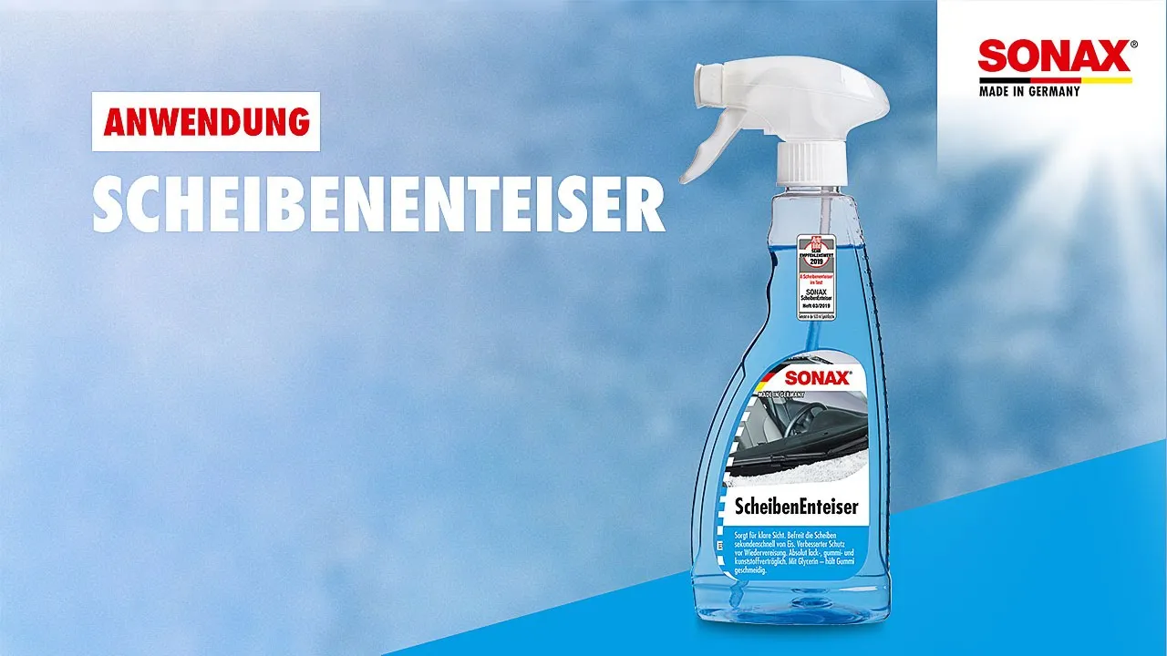 Anwendung SONAX ScheibenEnteiser