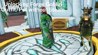 Runescape 3 - Unlocking the Forge Goblin Pack Without Steam