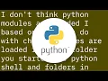 importing a module in Idle shell
