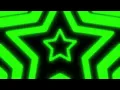 Black and Green Y2k Neon LED Lights Star Background || 1 Hour Looped HD