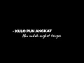 Download Lagu Story WA Safira Inema - Kulo Pun Angkat Tangan