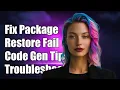 Fixing Package Restore Failed Error in Code Generator Troubleshooting Guide