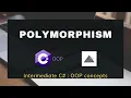 Polymorphism in C in Hindi Part 8 - Intermediate C OOP Tutorial