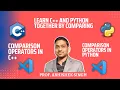 8 Comparison Operators in Python vs CPP