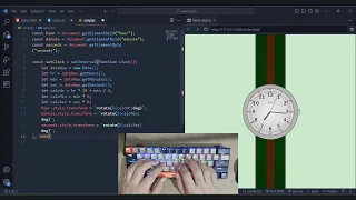 ASMR Programming - Wrist Watch using HTML CSS and JS