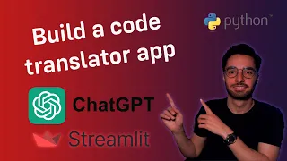 Code Translation App ChatGPT and Streamlit - Tutorial