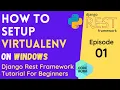 How to Install virtualenv on Windows 10 Django Rest Tutorial For Beginners Code Aura