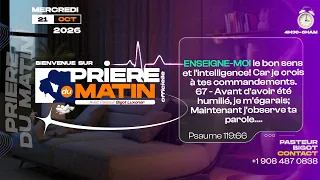 PRIERE DU MATIN - MERCREDI 21 OCTOBRE 2026 - SURMONTEZ L'ANGOISE - FR BIGOT LUXONER
