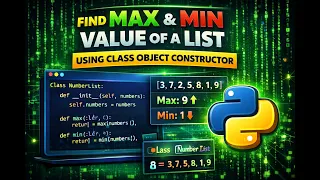 Max and Min value