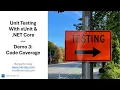 Demo 3 Code Coverage with xUnit C and VSCode