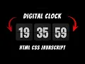 Digital Clock With Real Time HTML CSS JavaScript