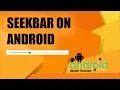 Android Studio - SeekBar for MP3 s Volume Brightness etc