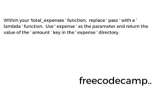 Learn Lambda Functions by Building an Expense Tracker Python Beta Cert Step 16