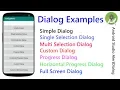 Android Alert Dialog Examples code stance