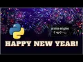 Happy New Year Fireworks in Python With Ursina Engine