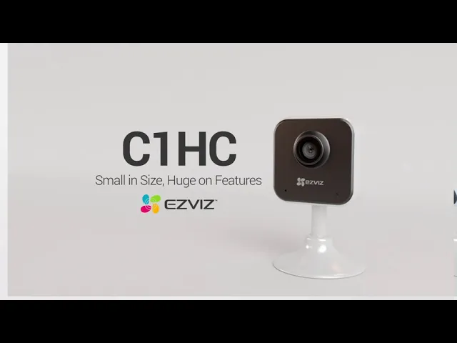 EZVIZ H1C Wi-Fi siseruumide videokaamera, 2 Mpix,2.8 mm @ F2.0, 130°,1920 x 1080 @20fps, 5V DC USB kaudu, sisseehitatud Micro SD/SDHC/SDXC pesa, kuni 256 GB.