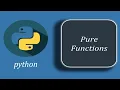 Python Pure Functions Pure Function