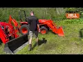 Kioti CK2610 vs Kubota L2501 HST Tractor Comparison Walkthru