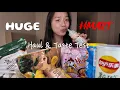 HUGE Hmart Haul and Taste Taste spend Friday night in with me in NYC