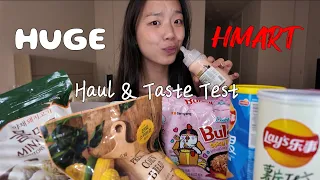 HUGE Hmart Haul and Taste Taste spend Friday night in with me in NYC