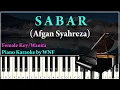 Download Lagu Afgan - Sabar Piano Karaoke Versi Wanita