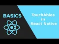 14 Touchables Styling on Buttons in React Native react native tutorial 2020