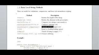 Master Java String Methods for QA Automation Real-Time Examples from Basic to Advanced