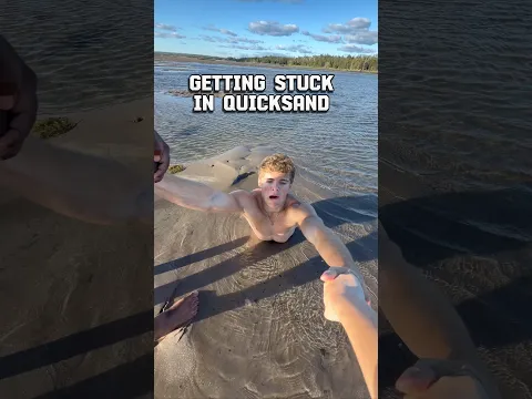 I GOT STUCK CHEST DEEP IN QUICKSAND! #shorts