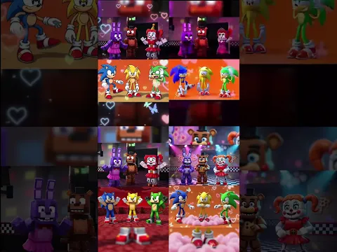 Sonic Who's Your Best? 💙💛 💚❤️ #sonic #funnyshorts