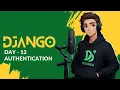 Django Day - 12 in Hindi Django Authentication and Authorization in Hindi User Login And Logout