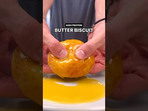 Macro-Friendly, High Protein Butter Biscuits #shorts