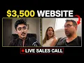 How I Closed a 3 500 Web Design Client Live at 17