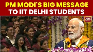 PM Modi At IIT Delhi Convocation You Are Stepping Out With Dreams For The Nation India Today