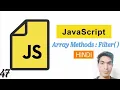 Javascript Array Filter in hindi