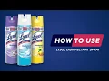 Lysol Disinfectant Spray How To