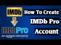 How To Create IMDb Pro Account
