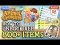 How to Unlock EVERY New Item - ACNH 3 0