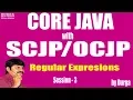 Core Java With RegularExpresions Part-3 pattern class