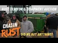 Massive vintage and modern tractor and equipment auction