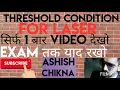 Threshold Condition for laser Emission By - Ashish Chikna Sir