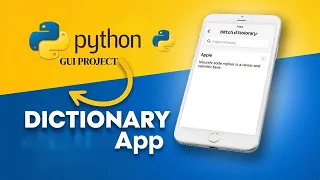 Dictionary app using phyton Must watch Free Source Code