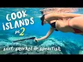Lagu Surf, Spearfish \u0026 Snorkel 🐠 Playing real life mermaid in the Cook Islands!