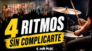 4 Ritmos y Ya Puedes Tocar In Jesus Name 🥁🔥